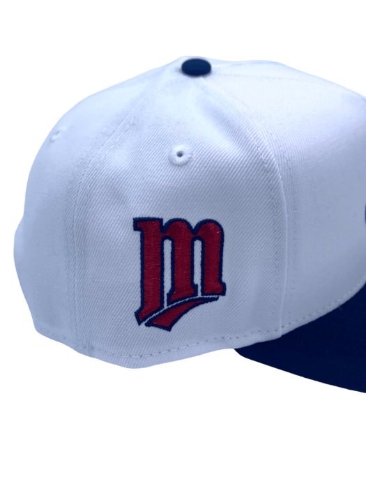 New Era Adjustable Hat OSFM / Chrome Minnesota Twins New Era 1987 World Series Chrome A-Frame 9FIFTY Adjustable Snapback Hat