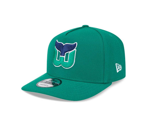 New Era Adjustable Hat OSFM / Green Hartford Whalers New Era Green A-Frame 9FIFTY Adjustable Snapback Hat