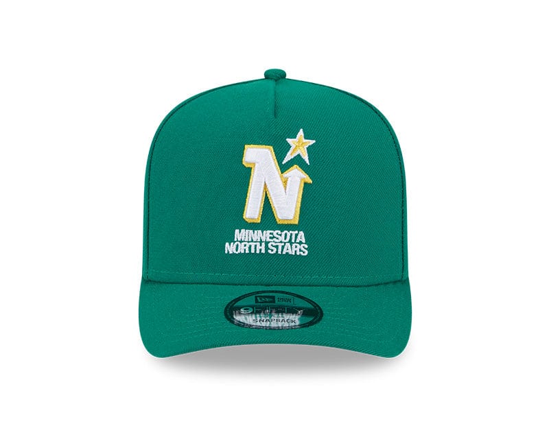 New Era Adjustable Hat OSFM / Green Minnesota North Stars New Era Green A-Frame 9FIFTY Adjustable Snapback Hat