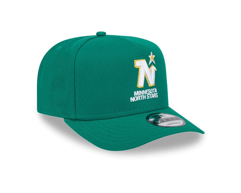 New Era Adjustable Hat OSFM / Green Minnesota North Stars New Era Green A-Frame 9FIFTY Adjustable Snapback Hat