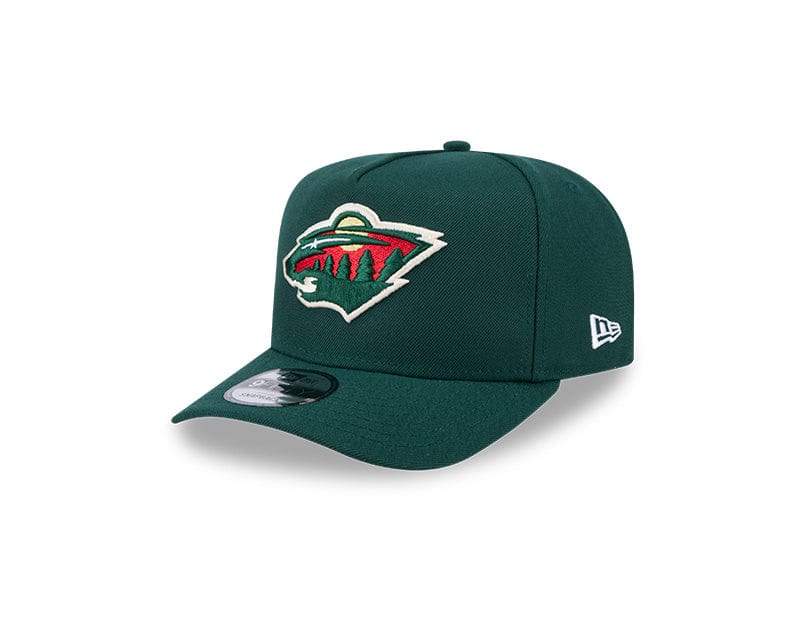 New Era Adjustable Hat OSFM / Green Minnesota Wild New Era Green A-Frame 9FIFTY Adjustable Snapback Hat