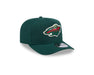 New Era Adjustable Hat OSFM / Green Minnesota Wild New Era Green A-Frame 9FIFTY Adjustable Snapback Hat