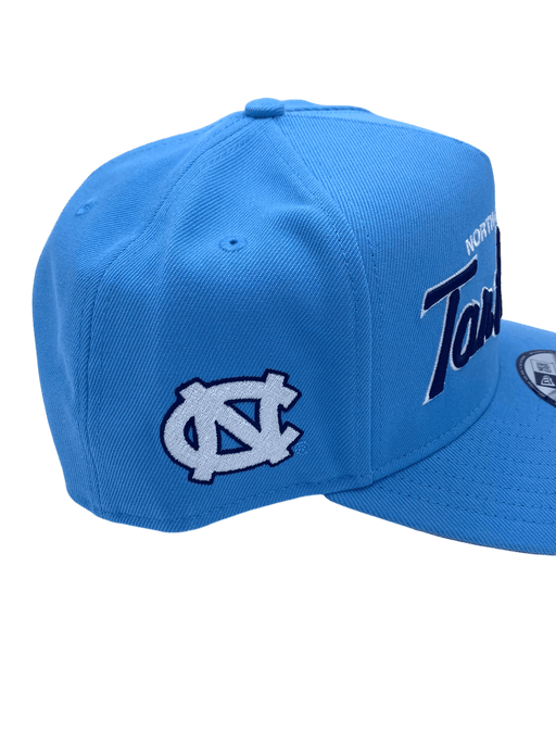 New Era Adjustable Hat OSFM / Light Blue North Carolina Tar Heels New Era Light Blue Script A-Frame 9FIFTY Adjustable Snapback Hat- Men's