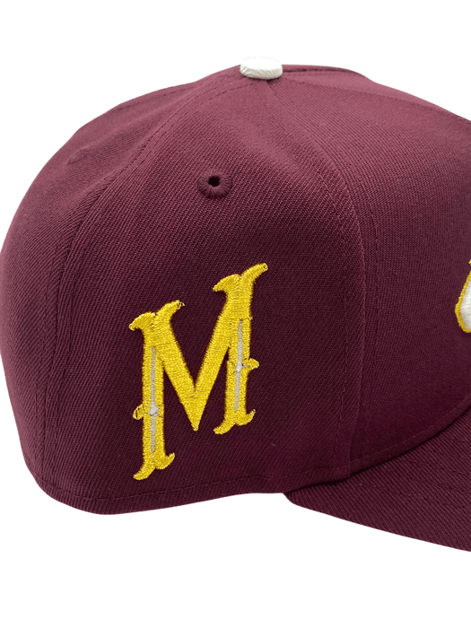 Adult Minnesota Wild New Era Maroon A-Frame 9FIFTY Adjustable Snapback Hat - Men's