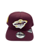 Adult Minnesota Wild New Era Maroon A-Frame 9FIFTY Adjustable Snapback Hat - Men's