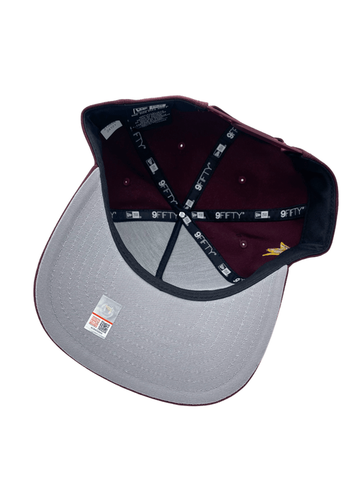 New Era Adjustable Hat OSFM / Maroon Arizona State Sun Devils New Era Maroon Script A-Frame 9FIFTY Adjustable Snapback Hat- Men's