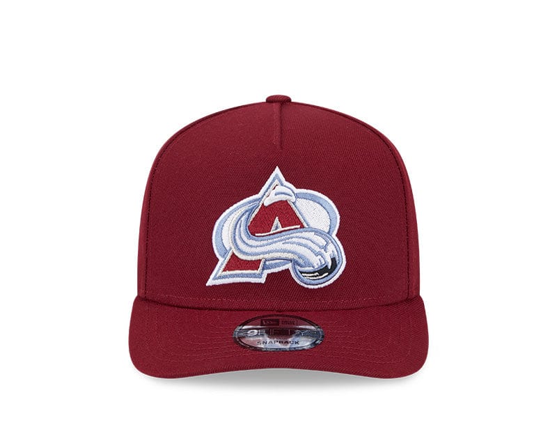 New Era Adjustable Hat OSFM / Maroon Colorado Avalanche New Era Maroon A-Frame 9FIFTY Adjustable Snapback Hat