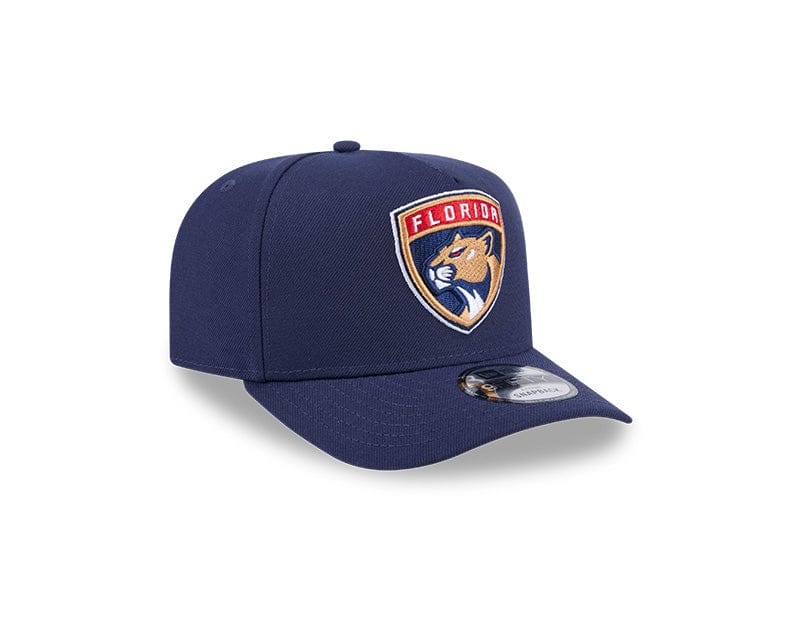 New Era Adjustable Hat OSFM / Navy Florida Panthers New Era Navy A-Frame 9FIFTY Adjustable Snapback Hat