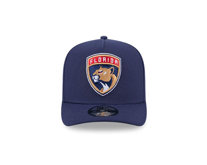 New Era Adjustable Hat OSFM / Navy Florida Panthers New Era Navy A-Frame 9FIFTY Adjustable Snapback Hat