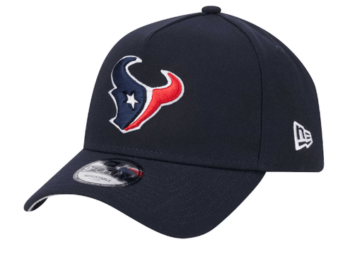 New Era Adjustable Hat OSFM / Navy Houston Texans New Era Navy A-Frame 9FIFTY Adjustable Snapback Hat