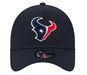 New Era Adjustable Hat OSFM / Navy Houston Texans New Era Navy A-Frame 9FIFTY Adjustable Snapback Hat