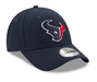 New Era Adjustable Hat OSFM / Navy Houston Texans New Era Navy The League Logo 9FORTY Adjustable Hat