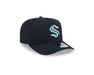 New Era Adjustable Hat OSFM / Navy Seattle Kraken New Era Navy A-Frame 9FIFTY Adjustable Snapback Hat