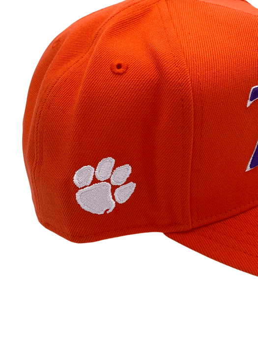 New Era Adjustable Hat OSFM / Orange Clemson Tigers New Era Orange Script A-Frame 9FIFTY Adjustable Snapback Hat- Men's