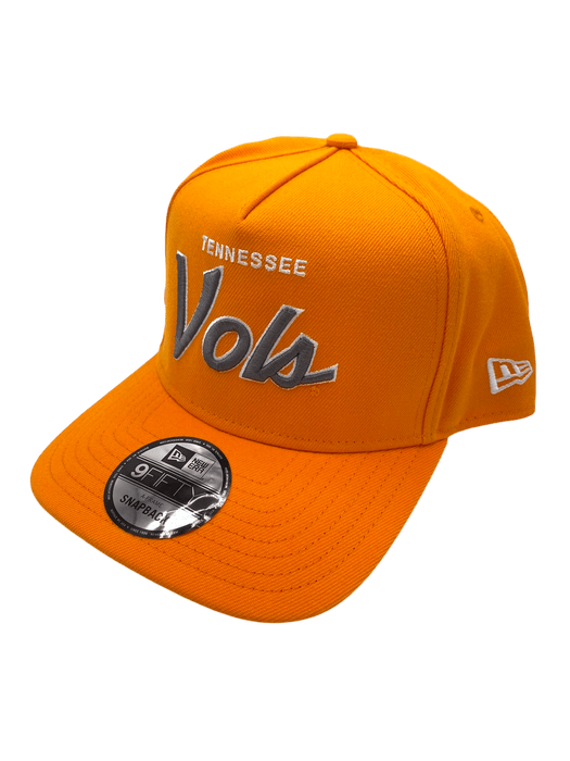 New Era Adjustable Hat OSFM / Orange Tennessee Volunteers New Era Orange Script A-Frame 9FIFTY Adjustable Snapback Hat- Men's