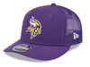 New Era Adjustable Hat OSFM / Purple Adult Minnesota Vikings New Era Purple Trucker Low Profile 9FIFTY Snapback Hat - Men's