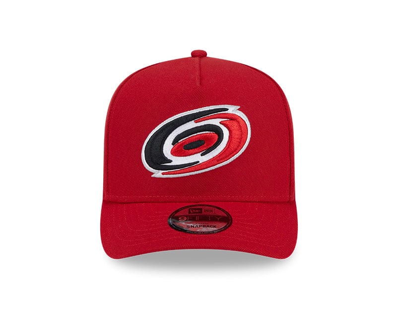 New Era Adjustable Hat OSFM / Red Carolina Hurricanes New Era Red A-Frame 9FIFTY Adjustable Snapback Hat