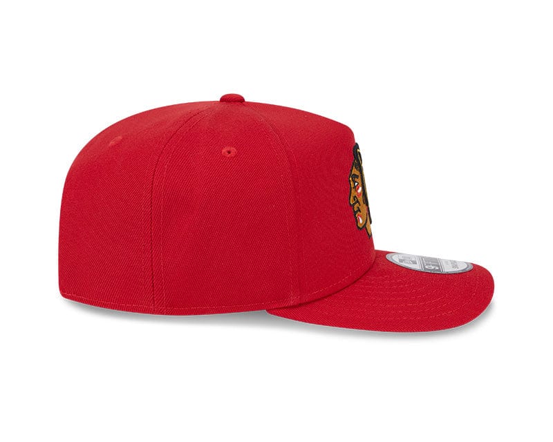 New Era Adjustable Hat OSFM / Red Chicago Blackhawks New Era Red A-Frame 9FIFTY Adjustable Snapback Hat