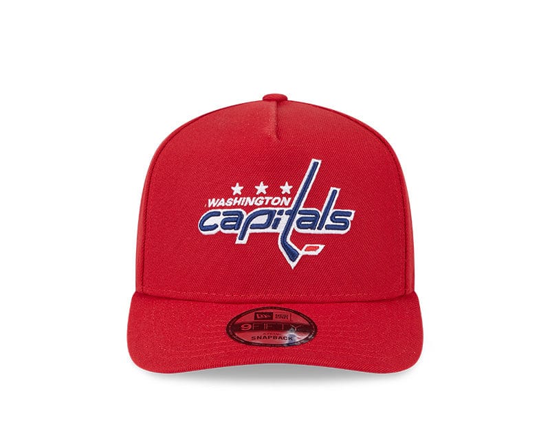 New Era Adjustable Hat OSFM / Red Washington Capitals New Era Red A-Frame 9FIFTY Adjustable Snapback Hat