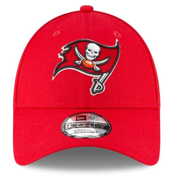 New Era Adjustable Hat Tampa Bay Buccaneers New Era Red The League Logo 9FORTY Adjustable Hat
