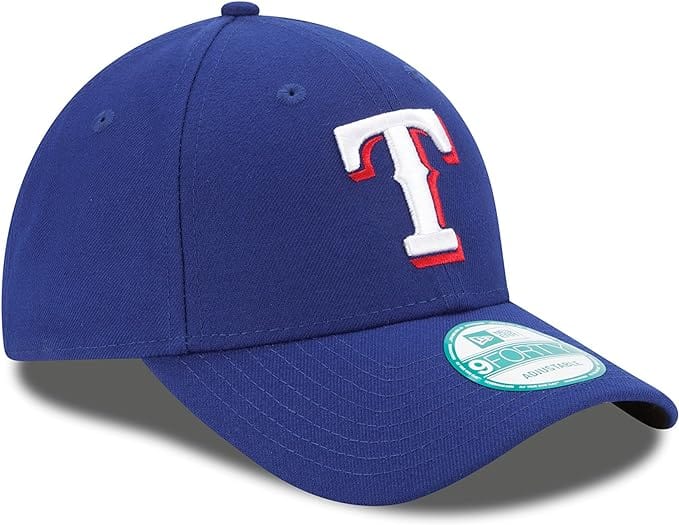 New Era Adjustable Hat Youth OSFM / Blue Youth Texas Rangers New Era Red The League Logo 9FORTY Adjustable Hat