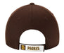 New Era Adjustable Hat Youth OSFM / Brown Youth San Diego Padres New Era Brown The League Logo 9FORTY Adjustable Hat