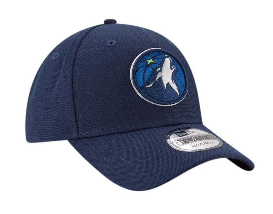Youth Minnesota Timberwolves New Era Navy The League Logo 9FORTY Adjustable Hat