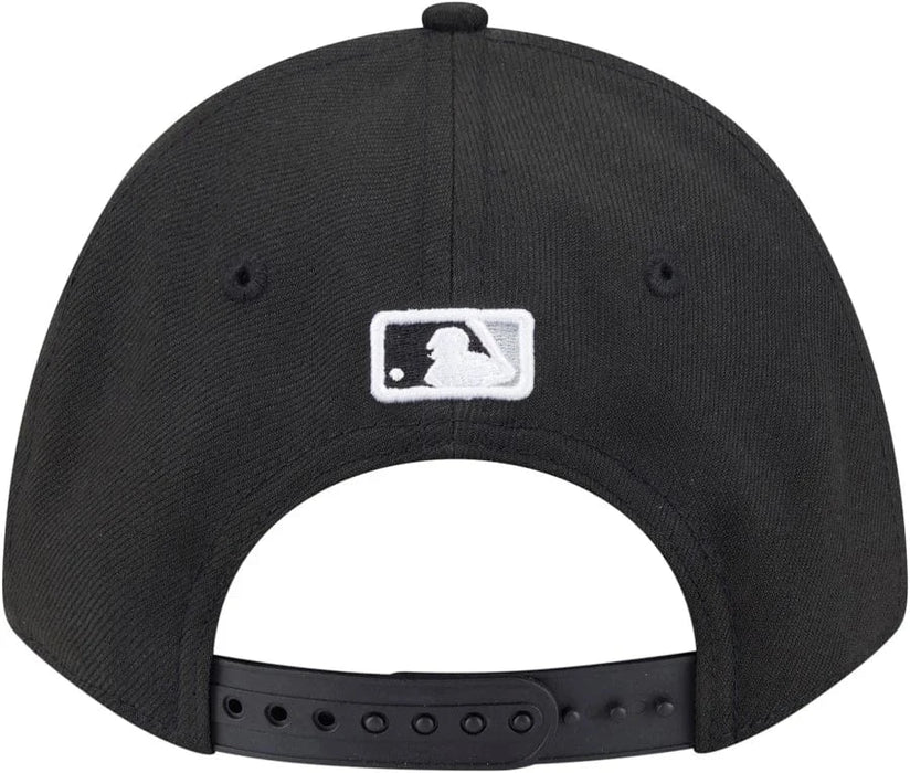 New Era Cap Co. Hats MLB ADJ / Black Youth Chicago White Sox Black New Era Player Replica 9FORTY M-Crown Adjustable Snapback Hat