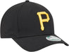New Era Cap Co. Hats MLB ADJ / Black Youth Pittsburgh Pirates Black New Era 9FORTY Player Replica M-Crown Adjustable Snapback Hat