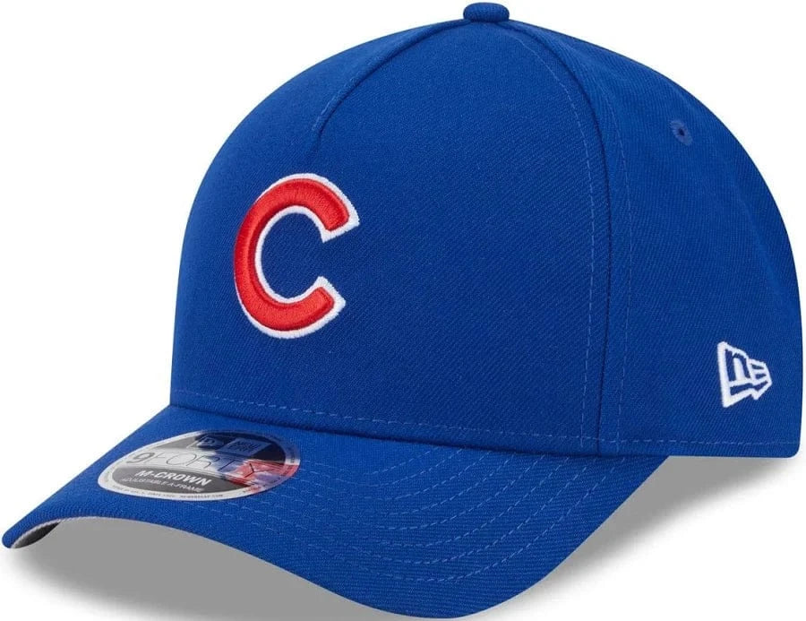 New Era Cap Co. Hats MLB ADJ / Blue Youth Chicago Cubs New Era Player Replica 9FORTY M-Crown Adjustable Snapback Hat