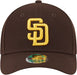 New Era Cap Co. Hats MLB ADJ / Brown Youth San Diego Padres Brown New Era Player Replica 9FORTY M-Crown Adjustable Snapback Hat