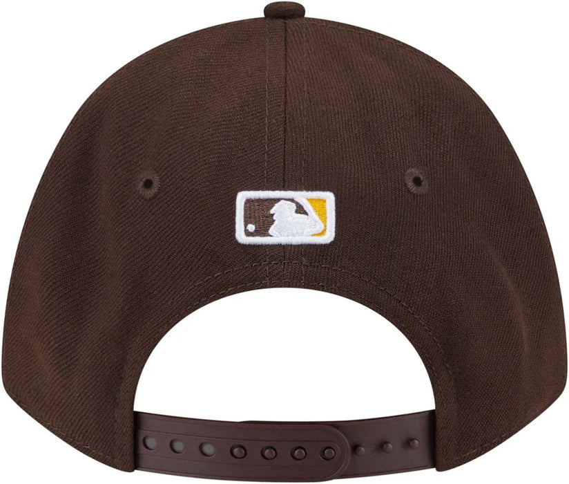 New Era Cap Co. Hats MLB ADJ / Brown Youth San Diego Padres Brown New Era Player Replica 9FORTY M-Crown Adjustable Snapback Hat
