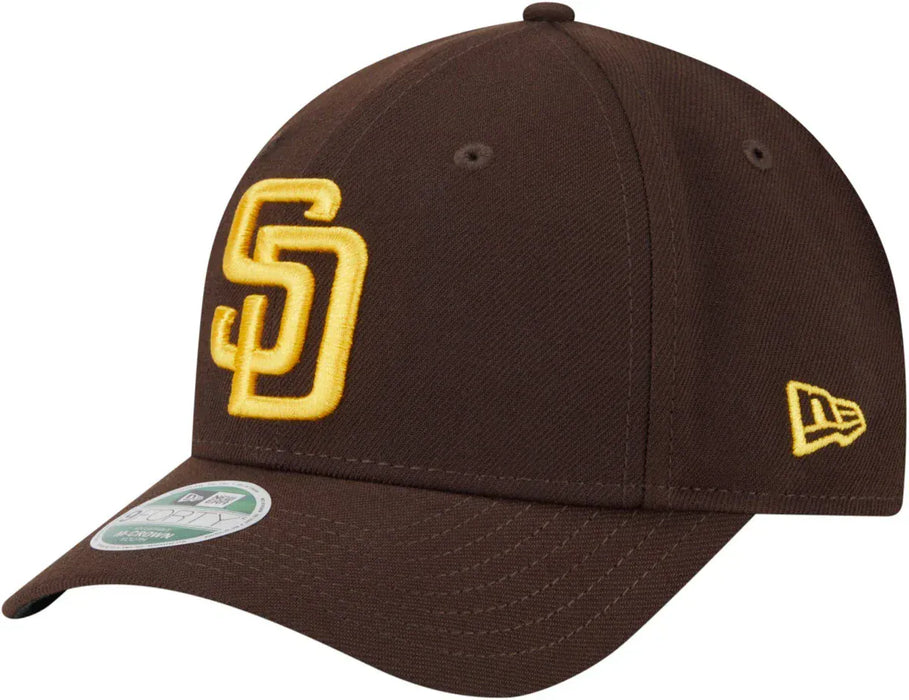 New Era Cap Co. Hats MLB ADJ / Brown Youth San Diego Padres Brown New Era Player Replica 9FORTY M-Crown Adjustable Snapback Hat