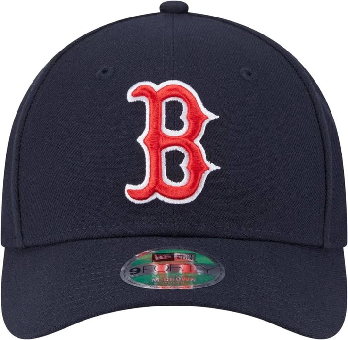 New Era Cap Co. Hats MLB ADJ / Navy Youth Boston Red Sox Navy New Era 9FORTY Player Replica M-Crown Adjustable Snapback Hat