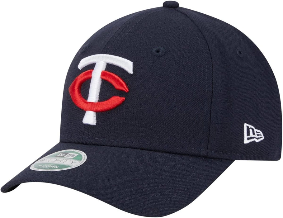 New Era Cap Co. Hats MLB ADJ / Navy Youth Minnesota Twins Navy New Era 9FORTY Player Replica M-Crown Adjustable Snapback Hat
