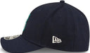 New Era Cap Co. Hats MLB ADJ / Navy Youth Seattle Mariners Navy New Era 9FORTY Player Replica M-Crown Adjustable Snapback Hat