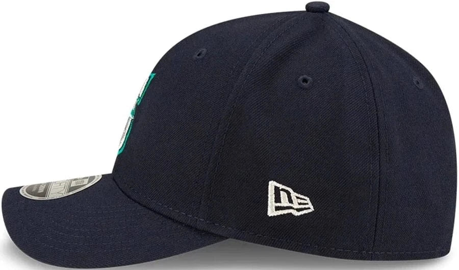 New Era Cap Co. Hats MLB ADJ / Navy Youth Seattle Mariners Navy New Era 9FORTY Player Replica M-Crown Adjustable Snapback Hat