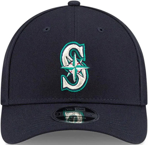 New Era Cap Co. Hats MLB ADJ / Navy Youth Seattle Mariners Navy New Era 9FORTY Player Replica M-Crown Adjustable Snapback Hat