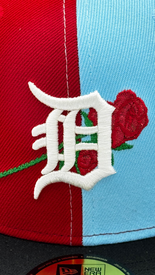 Adult Detroit Tigers Rose Custom Side Patch 59FIFTY Fitted Hat - Men's