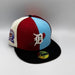Adult Detroit Tigers Rose Custom Side Patch 59FIFTY Fitted Hat - Men's