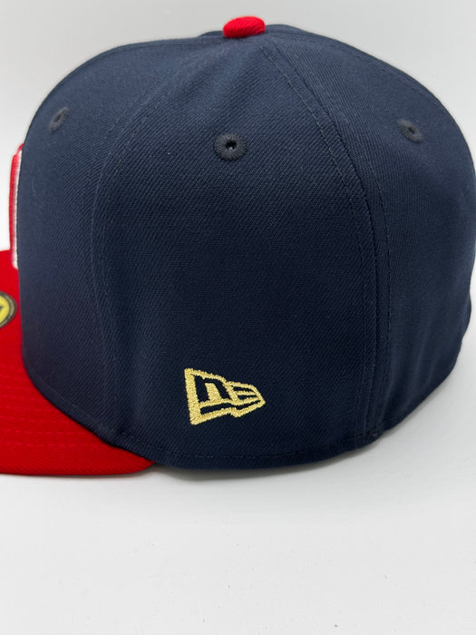 New Era Cap Co. Hats MLB Adult Minnesota Twins USA M Custom Side Patch 59FIFTY Fitted Hat - Men's
