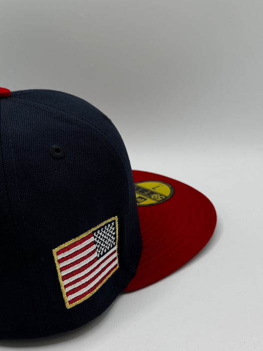 New Era Cap Co. Hats MLB Adult Minnesota Twins USA TC Custom Side Patch 59FIFTY Fitted Hat - Men's