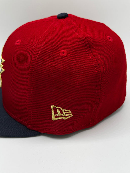 New Era Cap Co. Hats MLB Adult USA Baseball On Field Remix Custom Side Patch 59FIFTY Fitted Hat - Mens