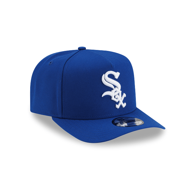 New Era Cap Co. Hats MLB SNAP / Blue Adult Chicago White Sox New Era Blue/ White Poly A-Frame 9FIFTY Adjustable Snapback Hat - Men's