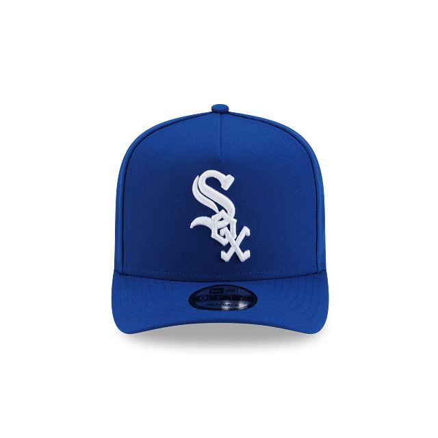 New Era Cap Co. Hats MLB SNAP / Blue Adult Chicago White Sox New Era Blue/ White Poly A-Frame 9FIFTY Adjustable Snapback Hat - Men's