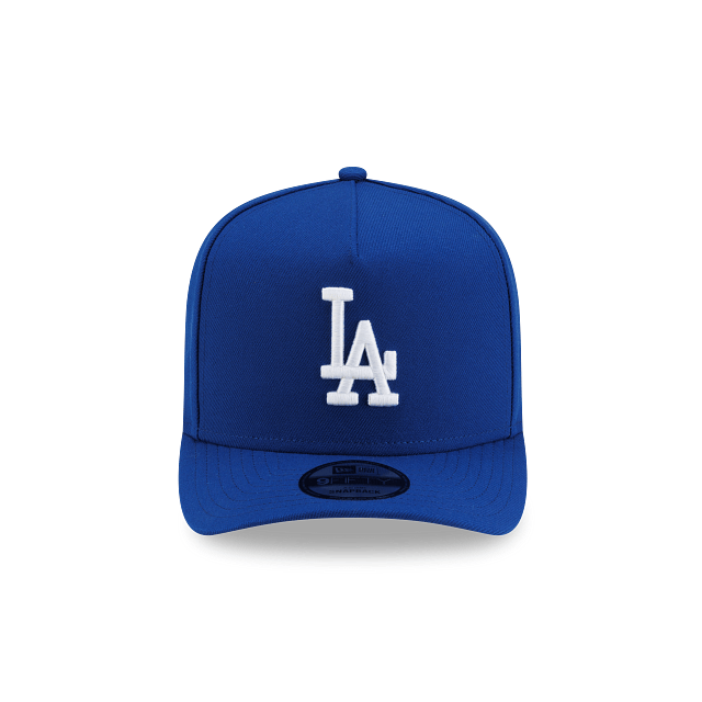 New Era Cap Co. Hats MLB SNAP / Blue Adult Los Angeles Dodgers New Era Blue/ White Poly A-Frame 9FIFTY Adjustable Snapback Hat - Men's