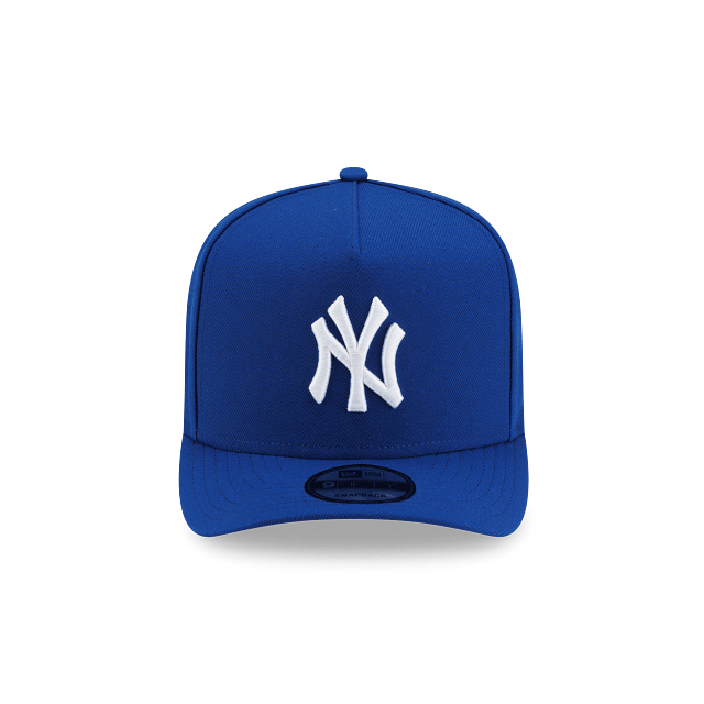 New Era Cap Co. Hats MLB SNAP / Camo Adult New York Yankees New Era Blue A-Frame 9FIFTY Adjustable Snapback Hat - Men's