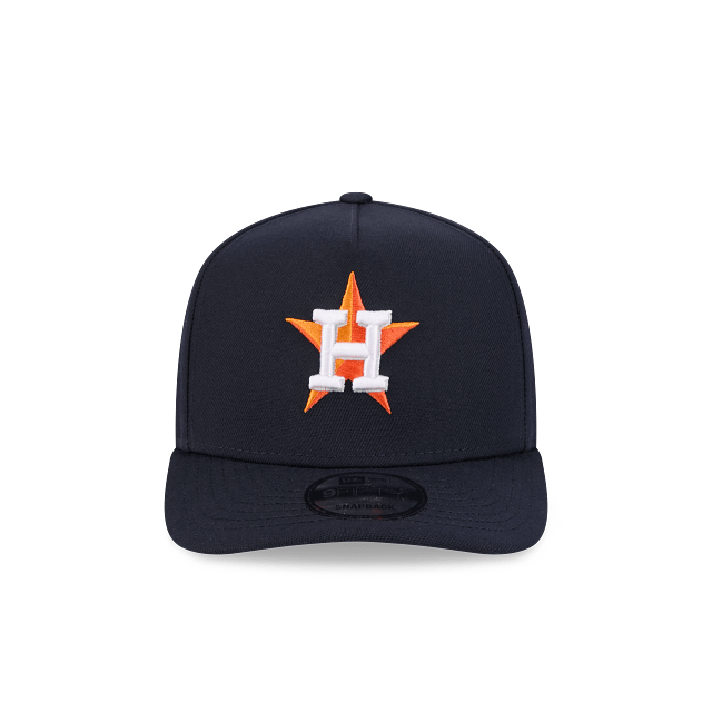 New Era Cap Co. Hats MLB SNAP / Navy Adult Houston Astros New Era Navy Team Poly A-Frame 9FIFTY Adjustable Snapback Hat - Men's