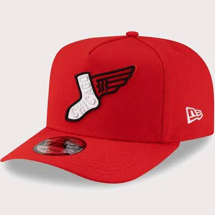New Era Cap Co. Hats MLB SNAP / Red Adult Chicago White Sox New Era Red City Connect Poly A-Frame 9FIFTY Adjustable Snapback Hat - Men's