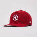 New Era Cap Co. Hats MLB SNAP / Red Adult New York Yankees New Era Red/ White Team Poly A-Frame 9FIFTY Adjustable Snapback Hat - Men's